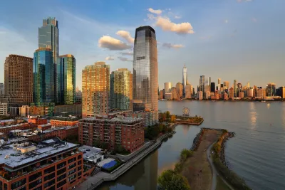 Downtown Jersey City, New Jersey skyline.