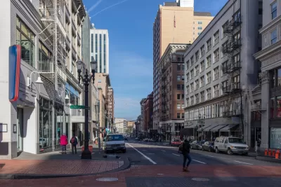 Street scene in Portland, Oregon