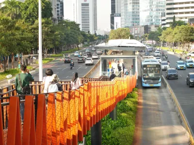 Jakarta BRT bus.