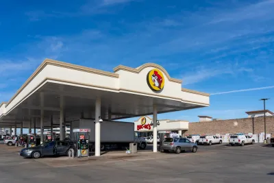A bucket's gas station in houston