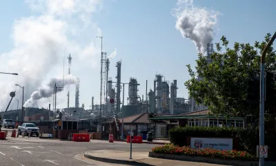 Refinery in Los Angeles, California.