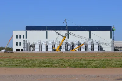 A new internet data center being built at the Continuum business park on the Price road corridor.