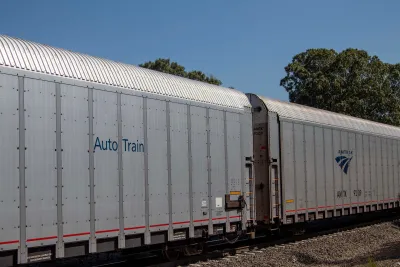 Amtrak Auto Train cars.