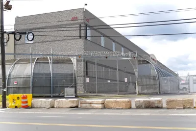 Delaney Hall is a secure detention facility near Newark Airport used by the U.S. Department of Homeland Security to hold illegal aliens awaiting deportation hearings.