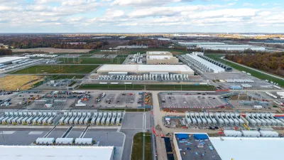 Large data center under construction in New Albany, Ohio.