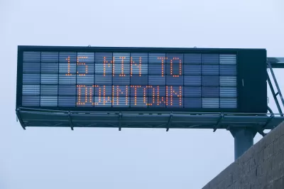 Digital Highway Sign