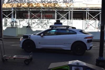 A Waymo car