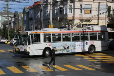 Muni Bus Overhead Wire