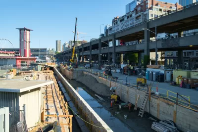 Alaskan Way Seawall Construction
