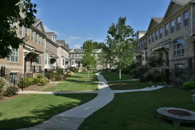 Townhomes in suburban Atlanta, Georgia