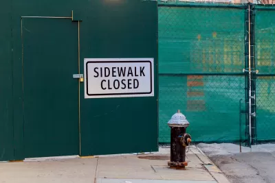 Sidewalk Closed