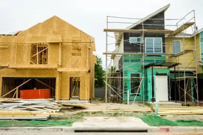 Housing construction in Austin, Texas