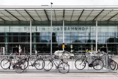 Bikes and Train Station