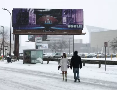 Snowy Bus Stop