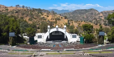 View of the Hollywood Bowl amphitheater