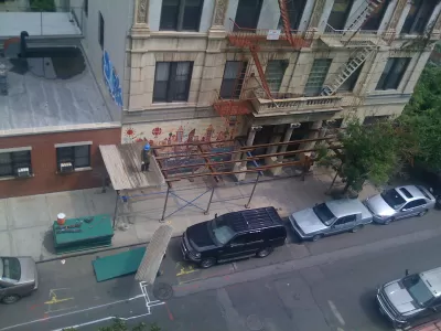Sidewalk Shed Scaffolding
