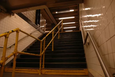 New York Subway Stairs