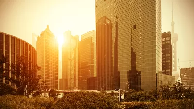 Dusk High Rises