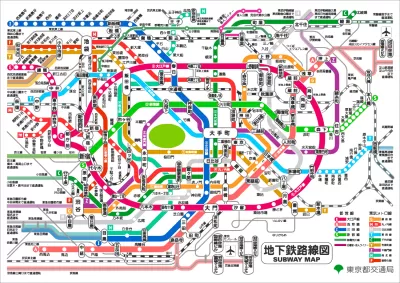 Tokyo Subway Map