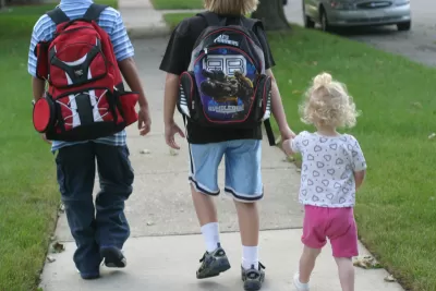Children Walking To School