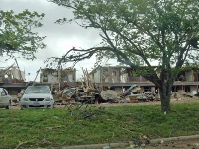 apartment building destroyed by explosion of west, texas fertilizer plant