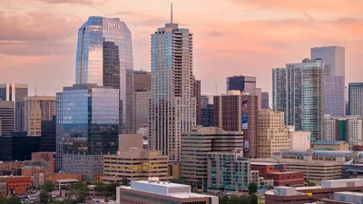 Photo of sityscape during sunset time