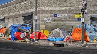 Skid Row Los Angeles