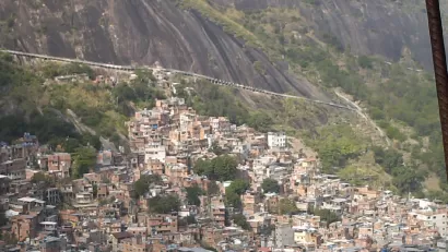 Favela in Rio de Janeiro, Brazil