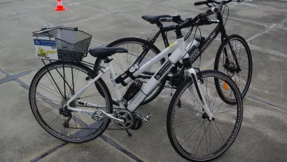 Sunstar electric bikes displayed during the japanese festival in Geneva on the 7th october 2012