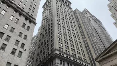 Buildings on Wall Street, New York City