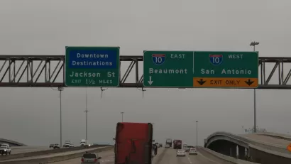 Junction of U.S. Route 59 and Interstate 10, Houston, Texas