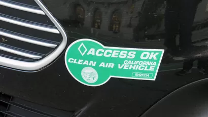 Carpool Lane Sticker