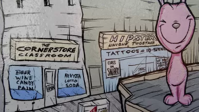 Gentrification Mural