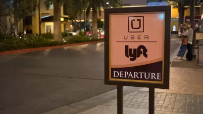Uber Lyft Departure