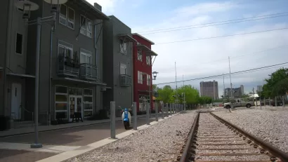 An image of Transit Oriented Development in Saltillo Lofts, Austin, Texas