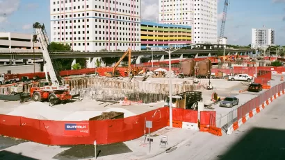Miami Brightline Construction