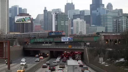 Chicago Metra and Highway