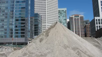 Transbay Terminal Construction