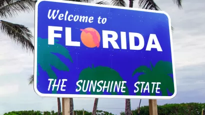 Florida Sign - Welcome to Florida
