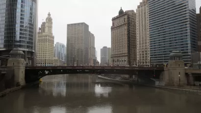 Flooded Chicago River
