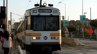 Los Angeles Metro Train