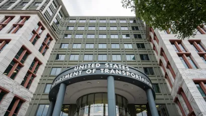 US Department of Transportation headquarters building in Washington DC.