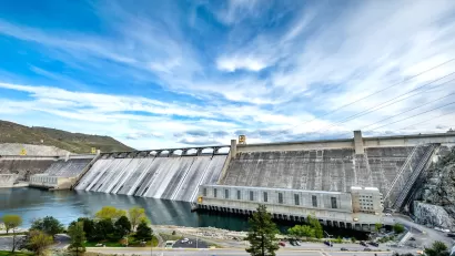 Grand Coulee Dam in Washington state.