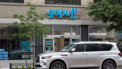 Gopuff fast-delivery convenience store in New York City
