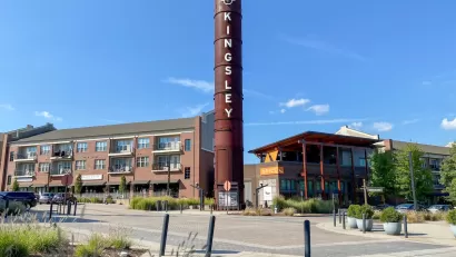 Adaptively reused textile mill in Fort Mill, South Carolina.