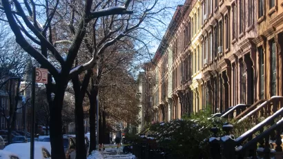 Bed Stuy in the snow