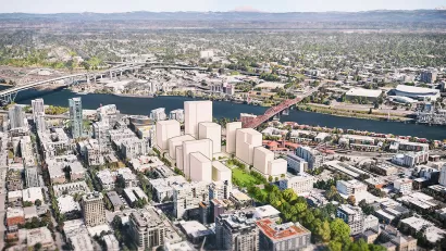 Rendering of Broadway Corridor redevelopment project