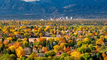 Colorado Springs, Colorado skyline