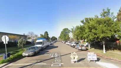 Google Maps street view of Diamond Street