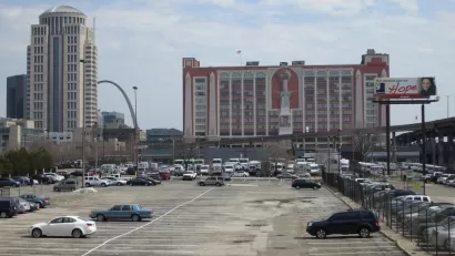 Downtown St Louis Parking Lot